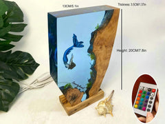 Mermaid Resin Lamp | Mermaid Resin Night Light | Mermaid Gifts | Mermaid Resin Figurines | Girls decor mermaid | Gifts for Valentine's Day( Best Gift 🎁 )