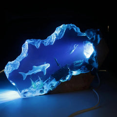 Whale Shark Night Light, Perfect Gift For Diving Enthusiasts, Table Lamp For Unique Home( Best Gift 🎁 )
