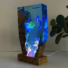 Mermaid Resin Lamp | Mermaid Resin Night Light | Mermaid Gifts | Mermaid Resin Figurines | Girls decor mermaid | Gifts for Valentine's Day( Best Gift 🎁 )