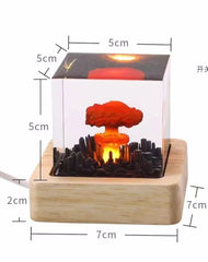 Atomic Bomb Resin Lamp ( Best Gift 🎁 )
