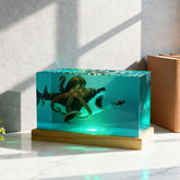 Predator Shark Resin Lamp Captivating Epoxy Glow for Office Decor