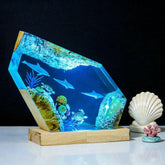 Deep Sea Explorer Resin Lamp Night Light for Holiday Decor