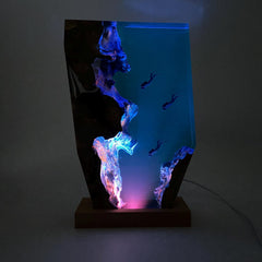 Three Divers Resin Night Light - Family Series